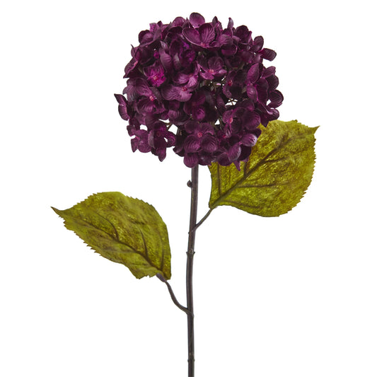 22” Fall Hydrangea Artificial Flower (Set of 6)-Faux Plant-Nautical Decor and Gifts