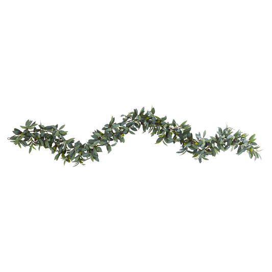 6.5’ Olive Artificial Garland-Nautical Decor and Gifts