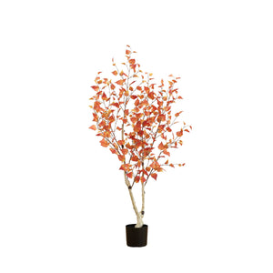 Autumn Birch Artificial Fall Tree-Faux Plant-Nautical Decor and Gifts