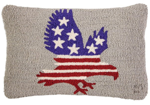 Patriotic Eagle Pillow-Pillow-Nautical Decor and Gifts