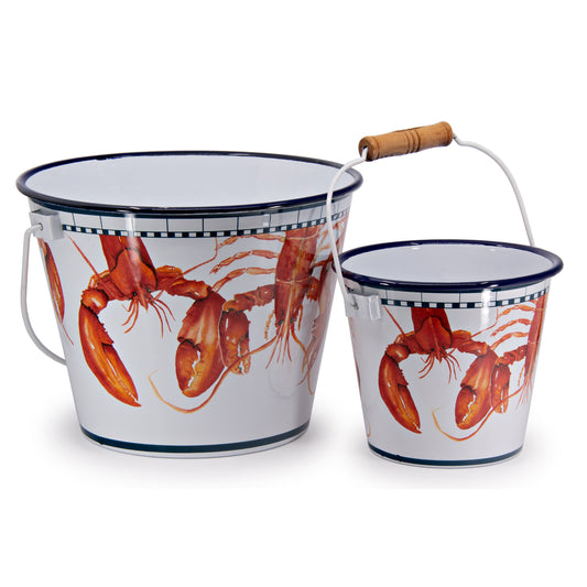 Lobster Pail-Serveware-Nautical Decor and Gifts